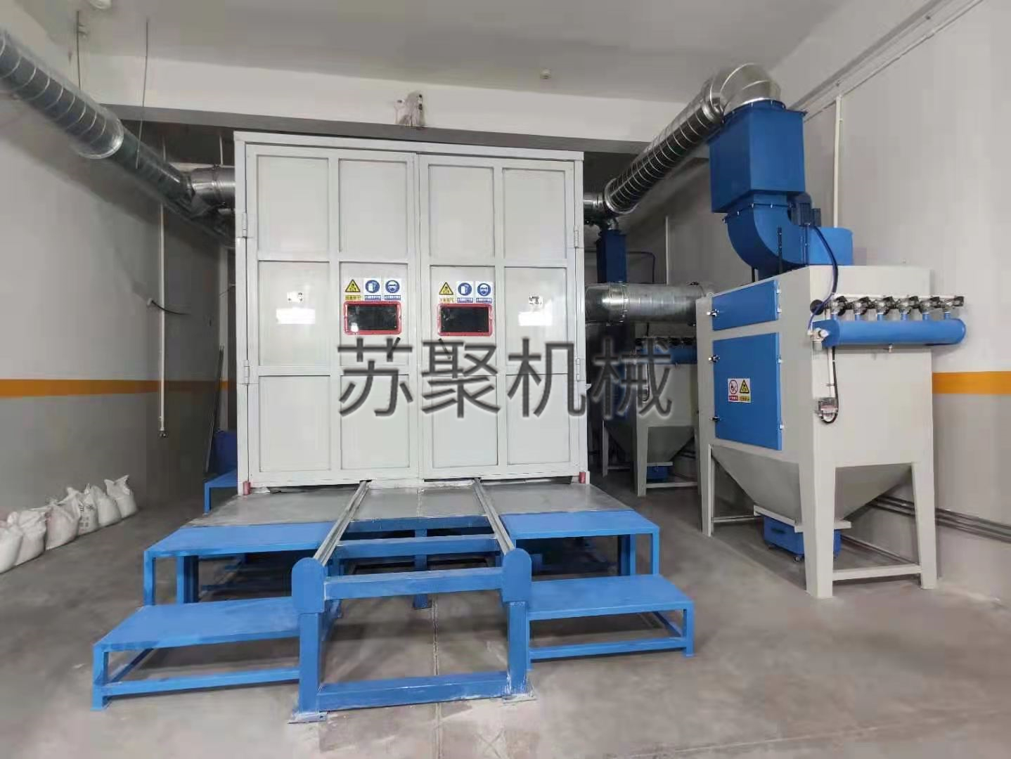 風(fēng)力回收式噴砂房